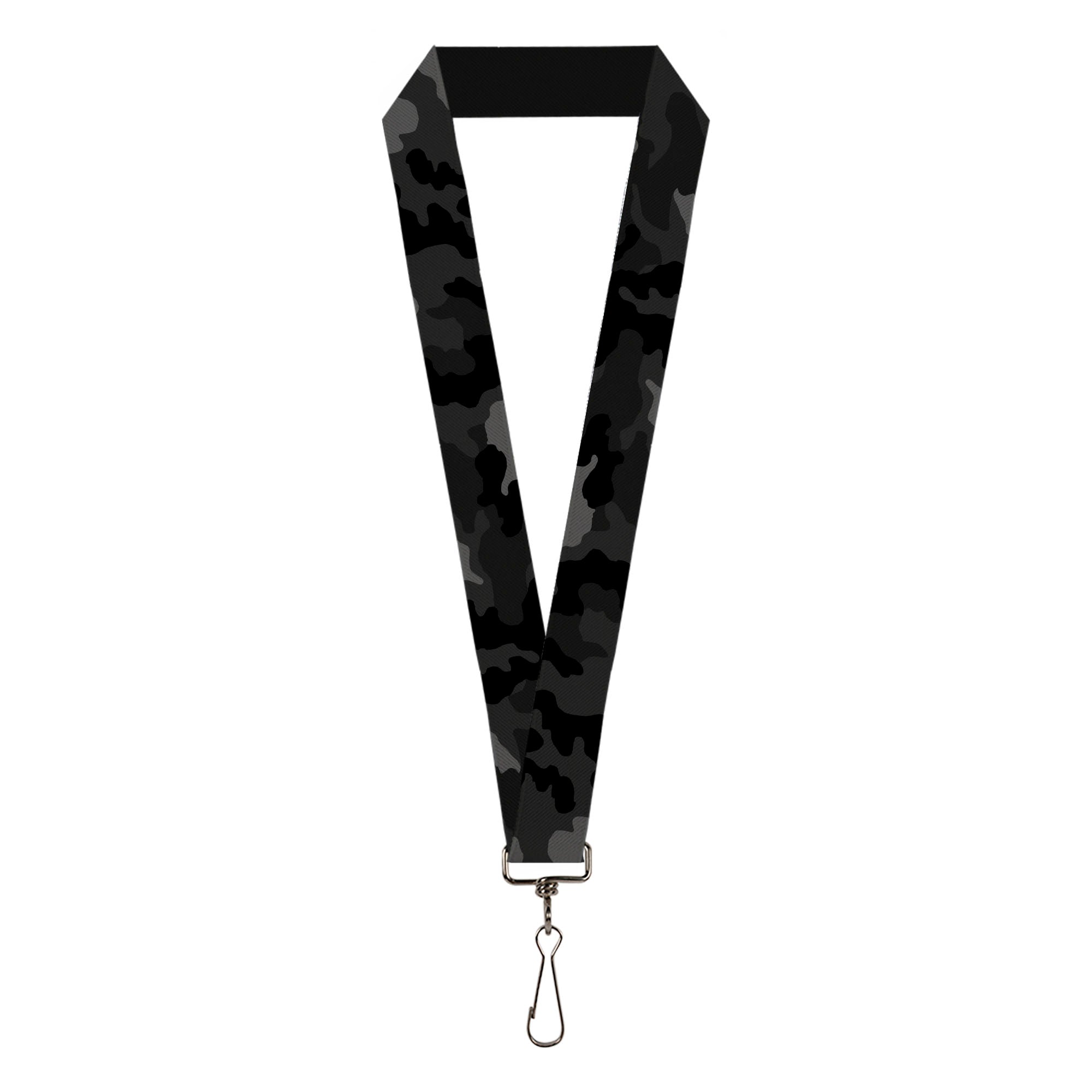 Lanyard - 1.0" - Camo Charcoal Lanyards Buckle-Down