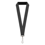 Lanyard - 1.0" - Diamond Plate Grays Lanyards Buckle-Down