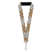 Lanyard - 1.0" - Driftwood Grain Lanyards Buckle-Down