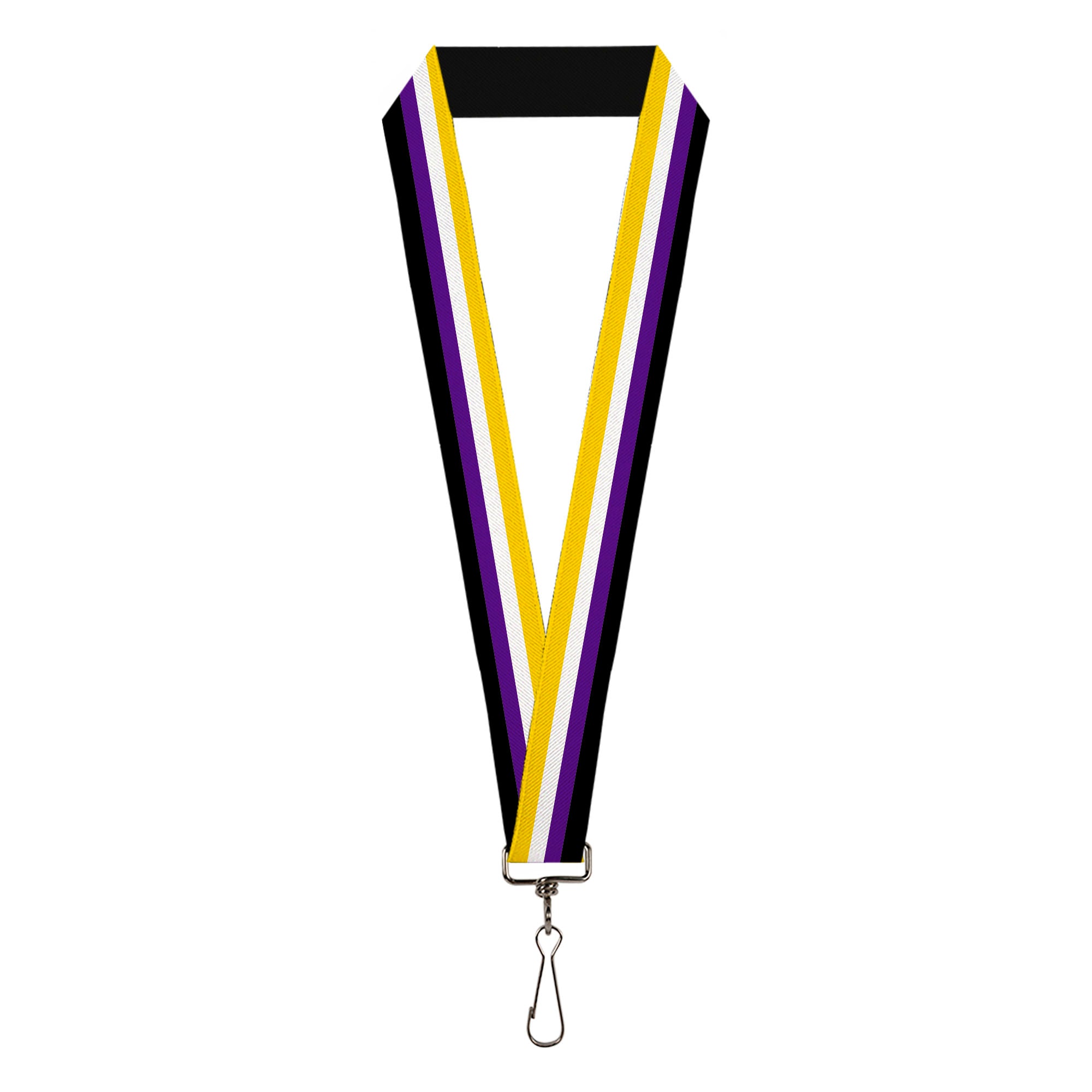 Lanyard - 1.0" - Flag Non-Binary Stripe Lanyards Buckle-Down