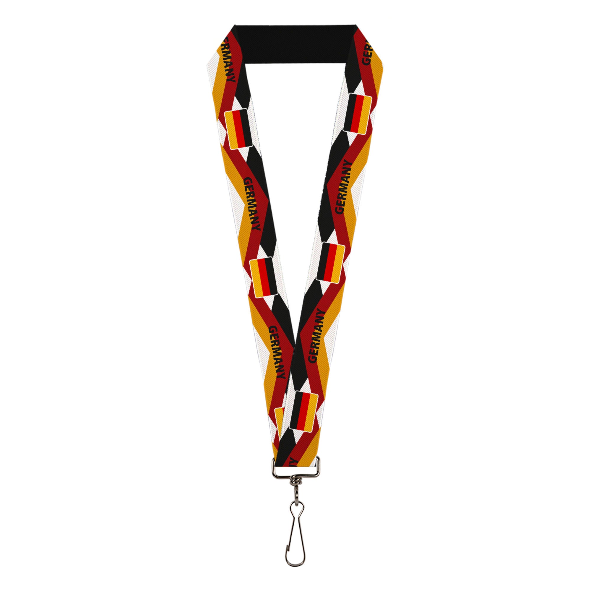 Lanyard - 1.0" - Global Soccer Cup Series Germany Spirit Flag Lanyards Buckle-Down