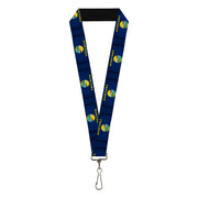 Lanyard - 1.0" - Montana Flags Lanyards Buckle-Down