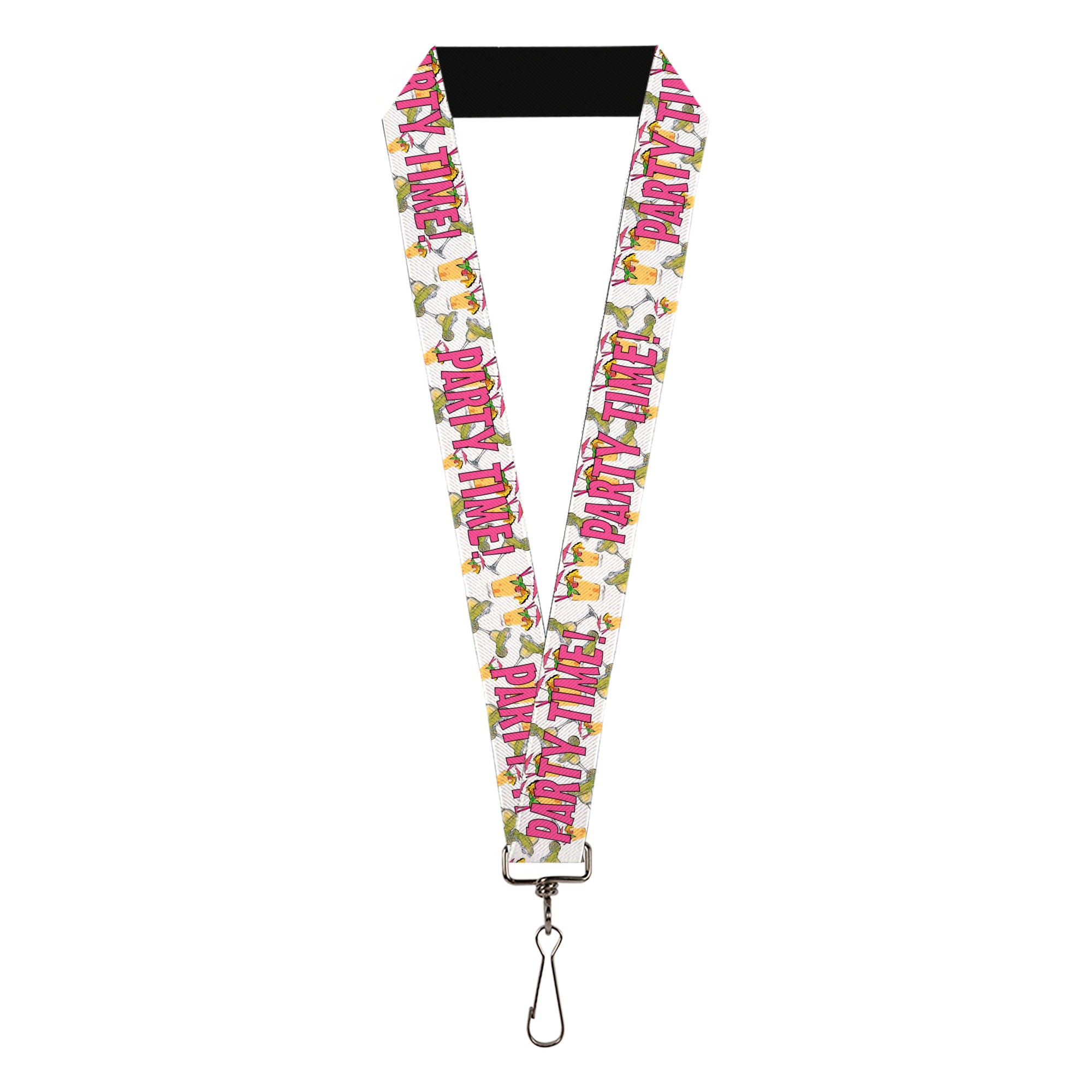 Buckle-Down Lanyard - PARTY TIME! w/Drinks Lanyards Buckle-Down