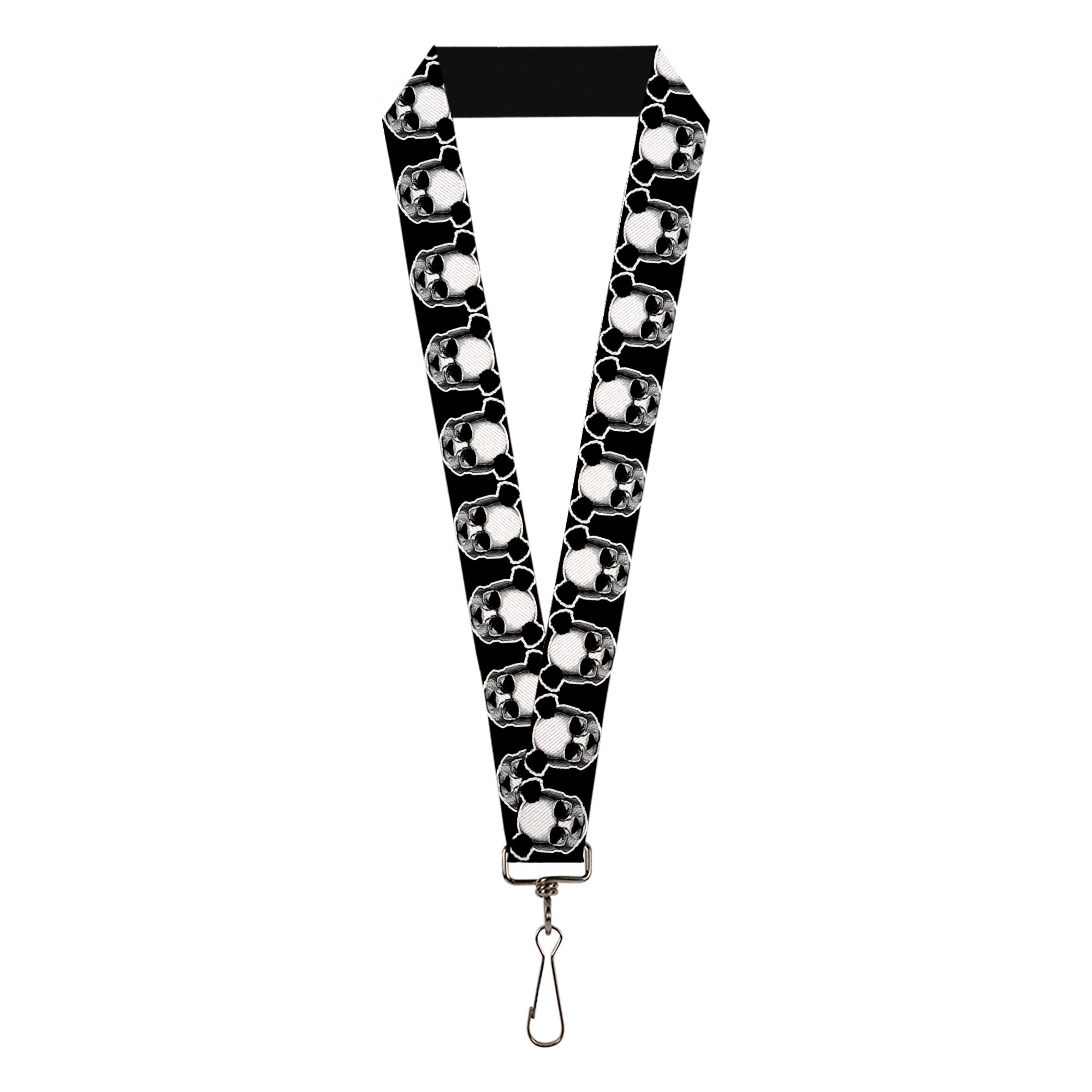 Lanyard - 1.0" - Panda Skulls Lanyards Buckle-Down