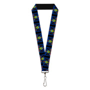 Lanyard - 1.0" - Pennsylvania Flags Black Lanyards Buckle-Down