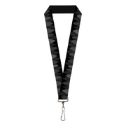 Lanyard - 1.0" - Pine Tree Silhouettes Black Grays Lanyards Buckle-Down