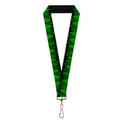 Lanyard - 1.0" - Pine Tree Silhouettes Black Greens Lanyards Buckle-Down