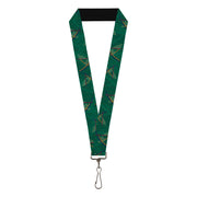 Lanyard - 1.0" - PDX Airport Carpet New Lanyards Buckle-Down