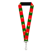 Lanyard - 1.0" - Portugal Flag Green Red Lanyards Buckle-Down