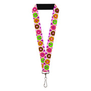 Lanyard - 1.0" - Sprinkle Donut Expressions Pink Lanyards Buckle-Down