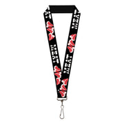 Lanyard - 1.0" - Steaks w MEAT Text Lanyards Buckle-Down
