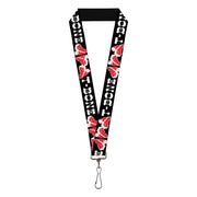 Lanyard - 1.0" - Steaks w T-BONE Text Lanyards Buckle-Down