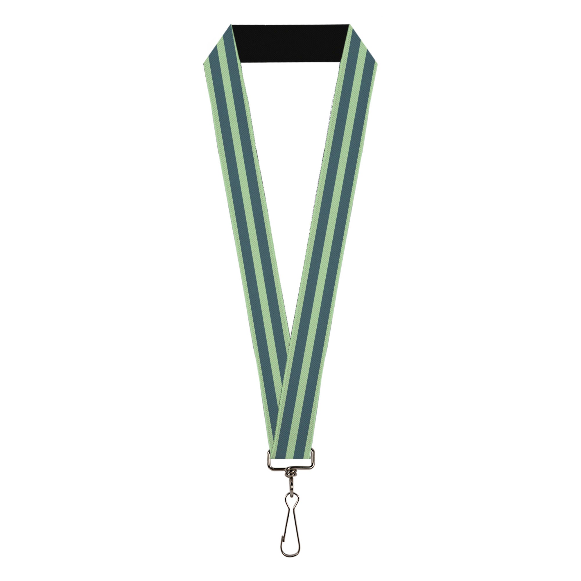 Lanyard - 1.0" - Stripes Pastel Green Olive Lanyards Buckle-Down