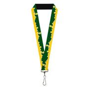 Lanyard - 1.0" - Seattle Skyline Green Yellow Lanyards Buckle-Down