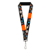 Lanyard - 1.0" - Solar System Sun Planets Stars Lanyards Buckle-Down