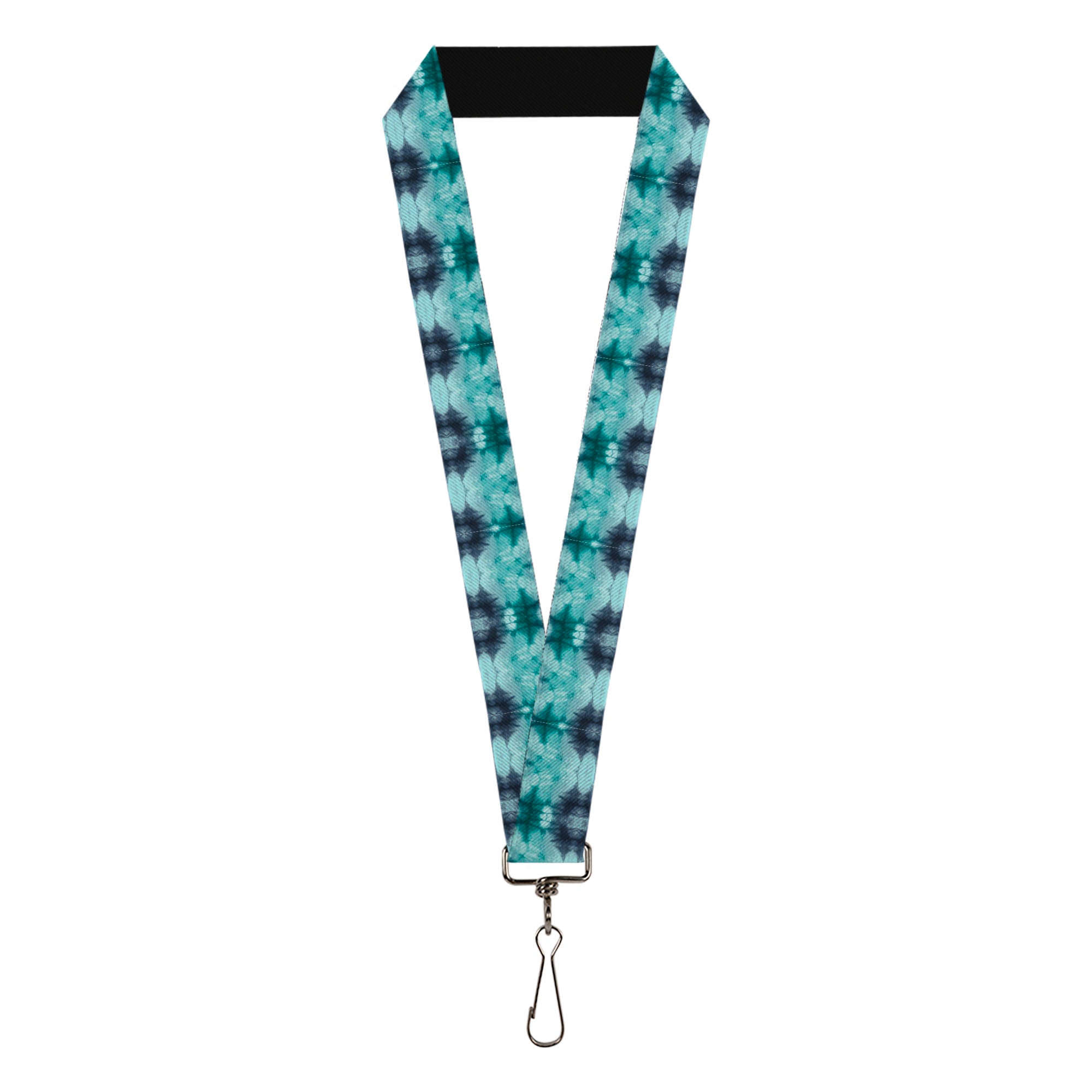 Lanyard - 1.0" - Tie Dye Reflection Turquoise Blues Lanyards Buckle-Down