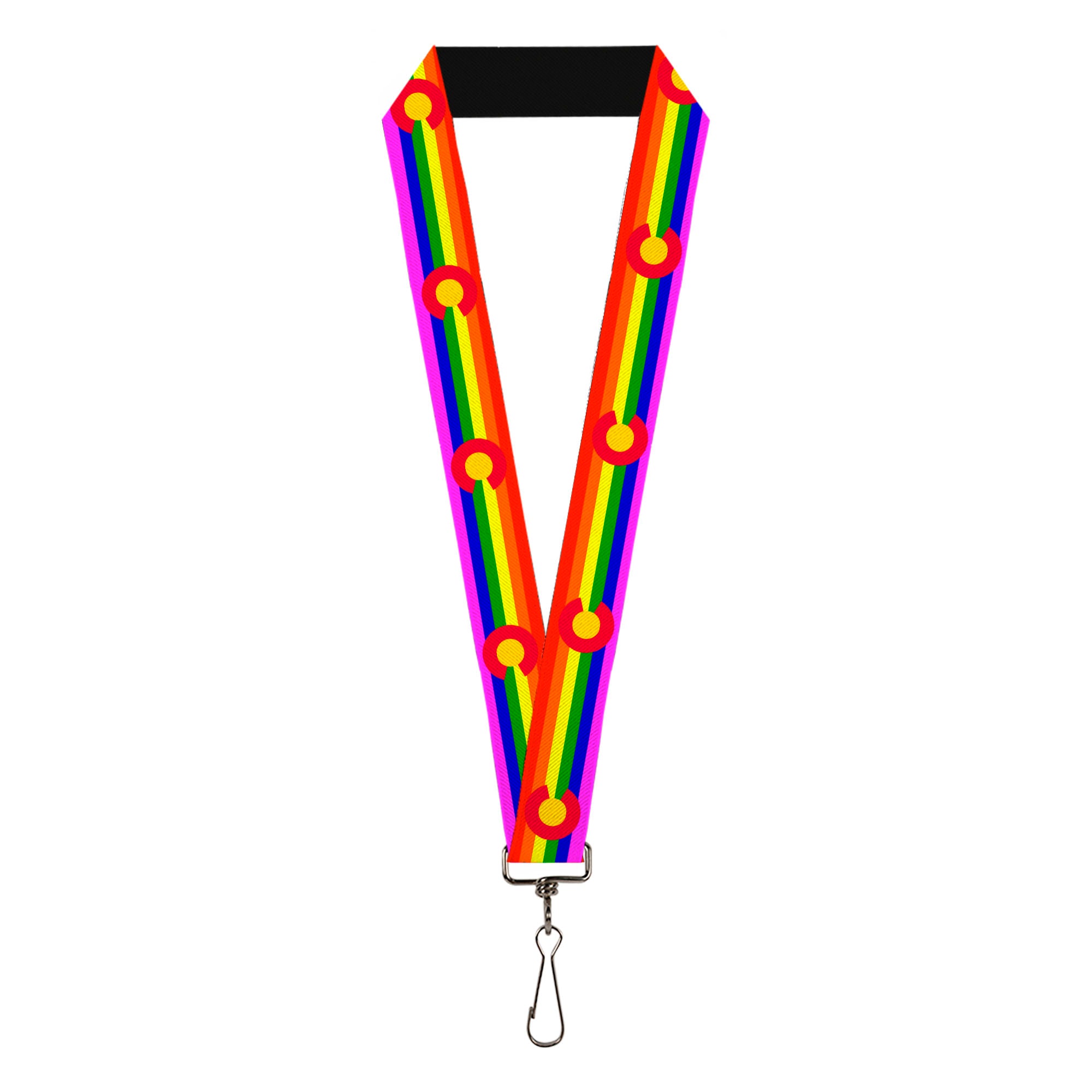 Lanyard - 1.0" - Colorado Flags2 Pride Lanyards Buckle-Down
