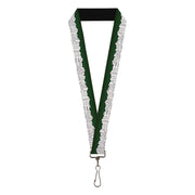 Lanyard - 1.0" - Colorado Mountains Green White Gray Text Lanyards Buckle-Down