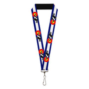 Lanyard - 1.0" - Colorado Freestyle Motocross Superman Lanyards Buckle-Down