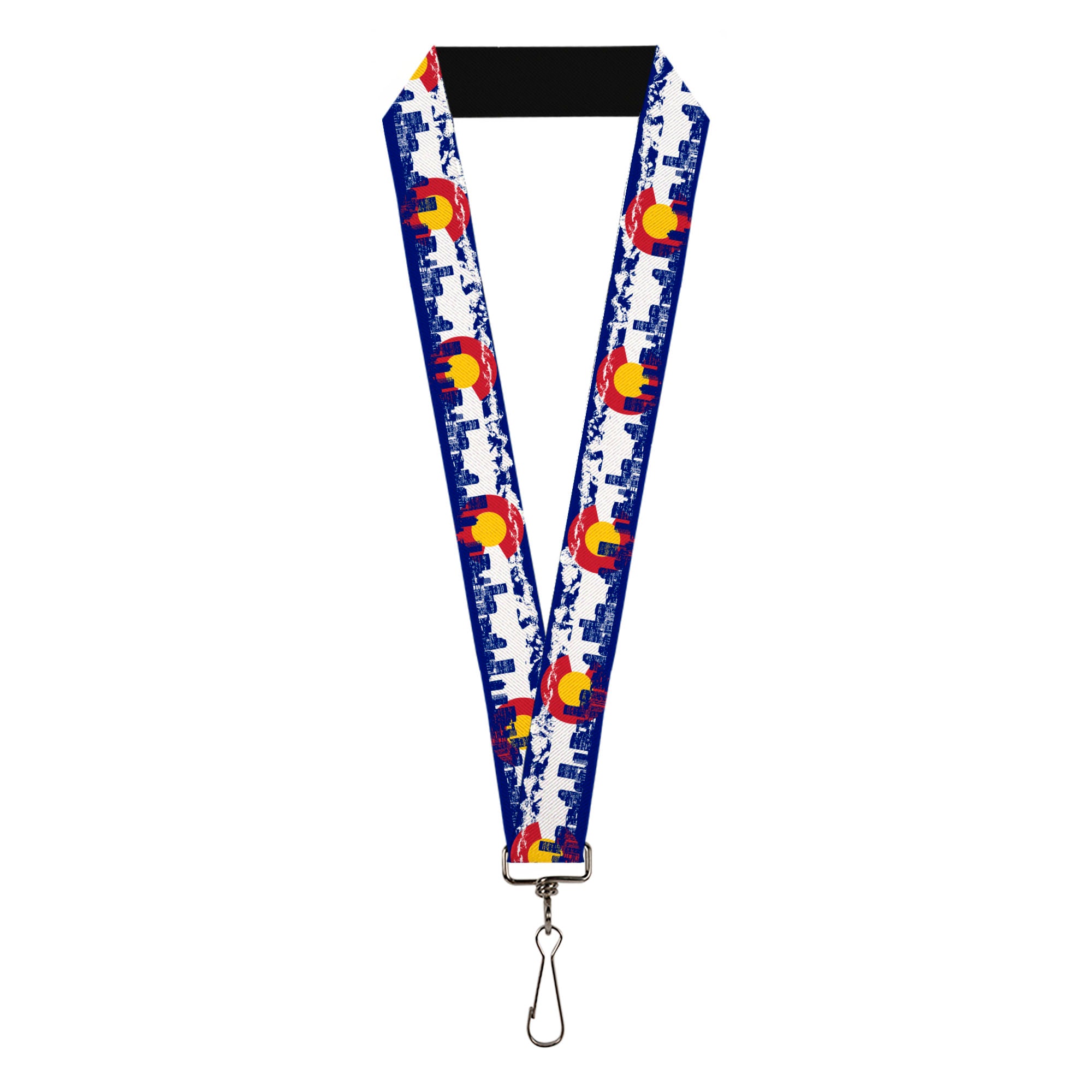 Lanyard - 1.0" - Colorado Skyline Mountains Lanyards Buckle-Down