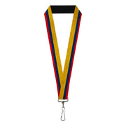 Lanyard - 1.0" - Colombia Flag Distressed Lanyards Buckle-Down