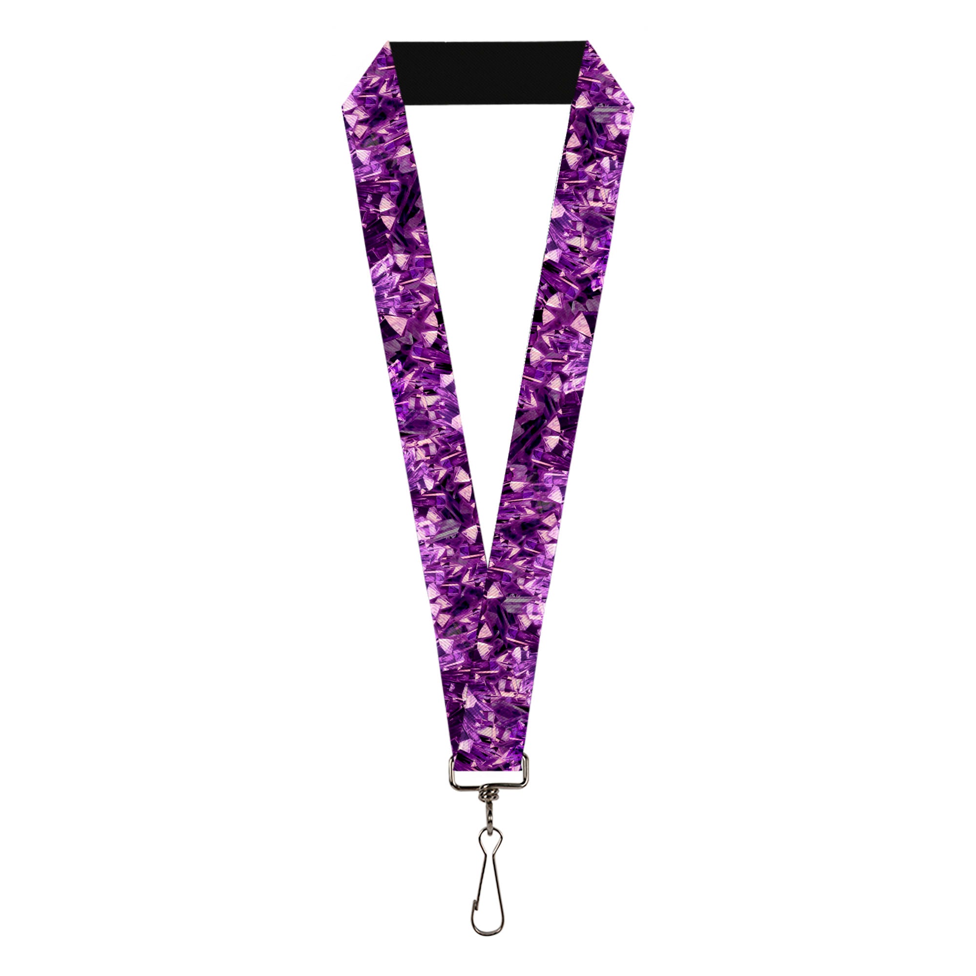 Lanyard - 1.0" - Crystals Purples Lanyards Buckle-Down