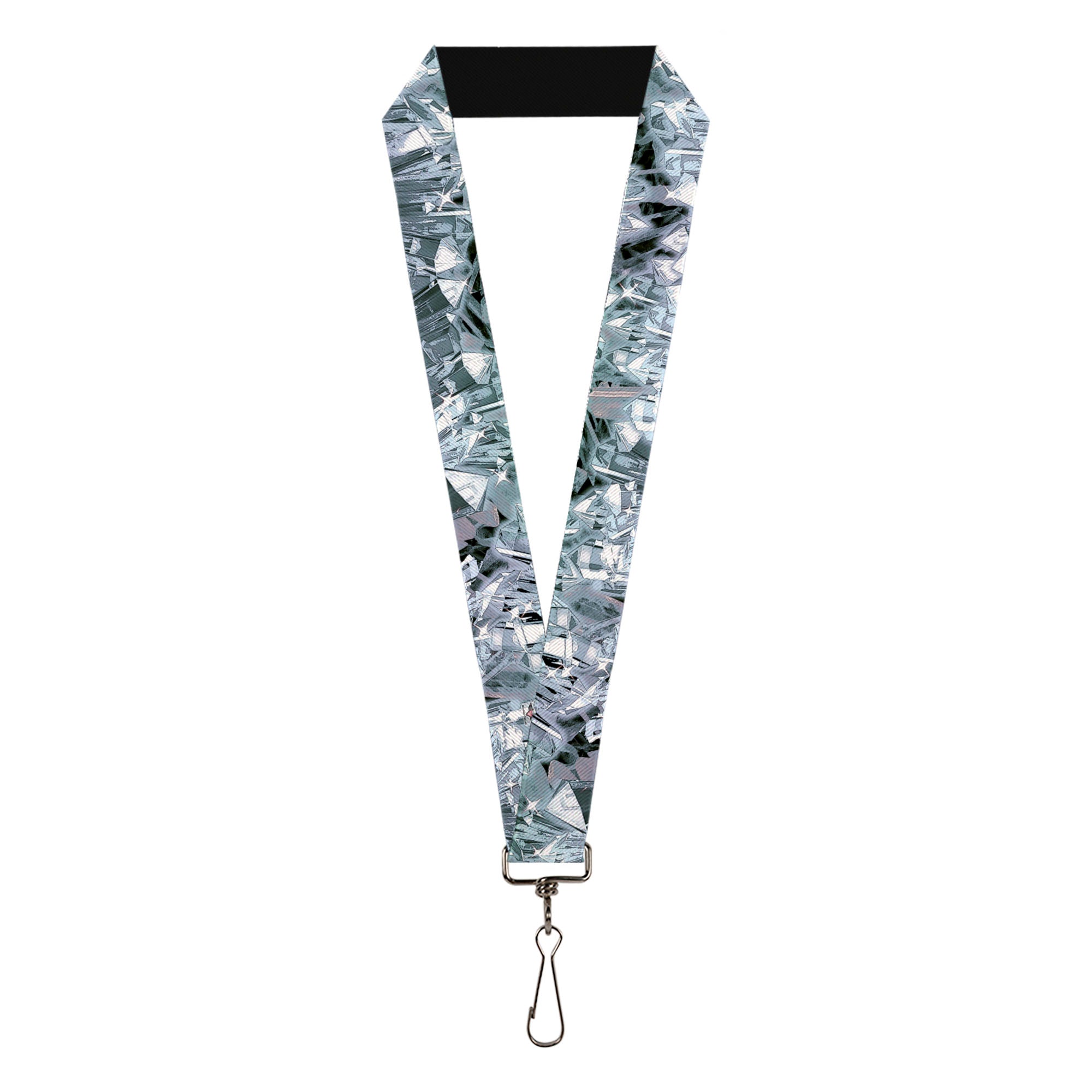Lanyard - 1.0" - Crystals3 Clear Lanyards Buckle-Down