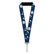 Lanyard - 1.0" - South Carolina Flags Scattered Lanyards Buckle-Down