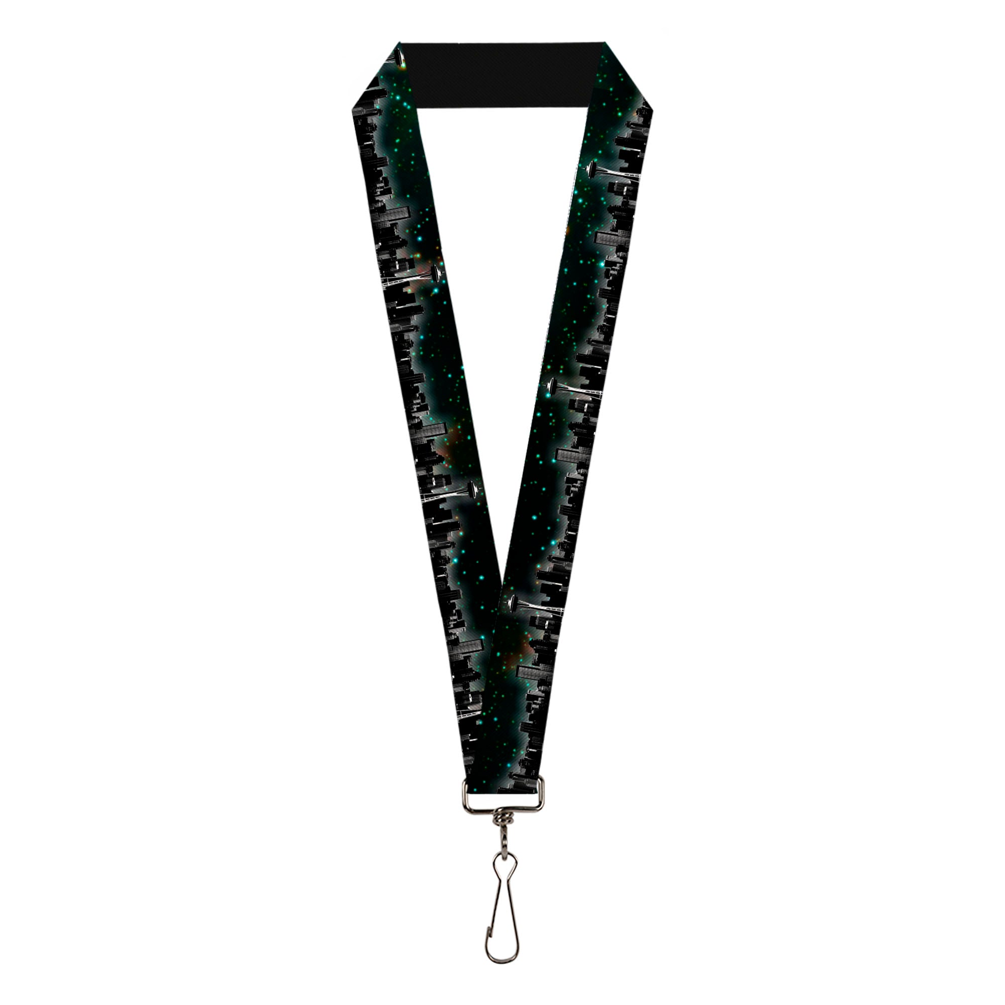 Lanyard - 1.0" - Seattle Vivid Skyline Space Dust Lanyards Buckle-Down