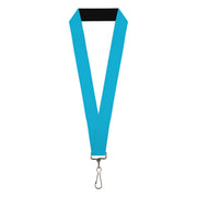 Lanyard - 1.0" - Solid Water Blue Lanyards Buckle-Down