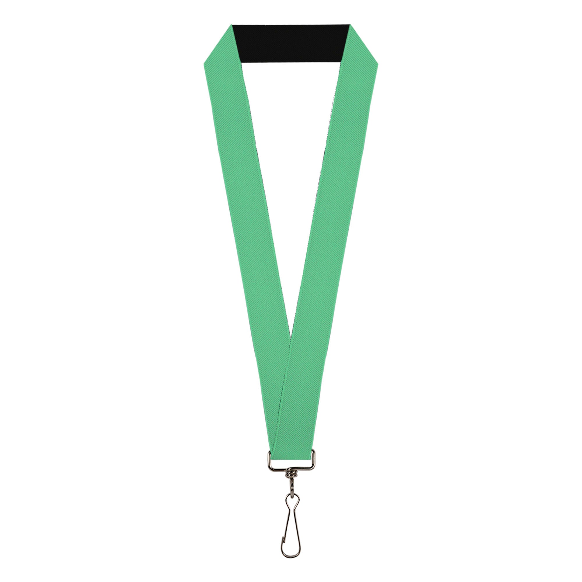 Lanyard - 1.0" - Solid Rainforest Green Lanyards Buckle-Down