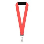 Lanyard - 1.0" - Solid Salmon Orange Lanyards Buckle-Down