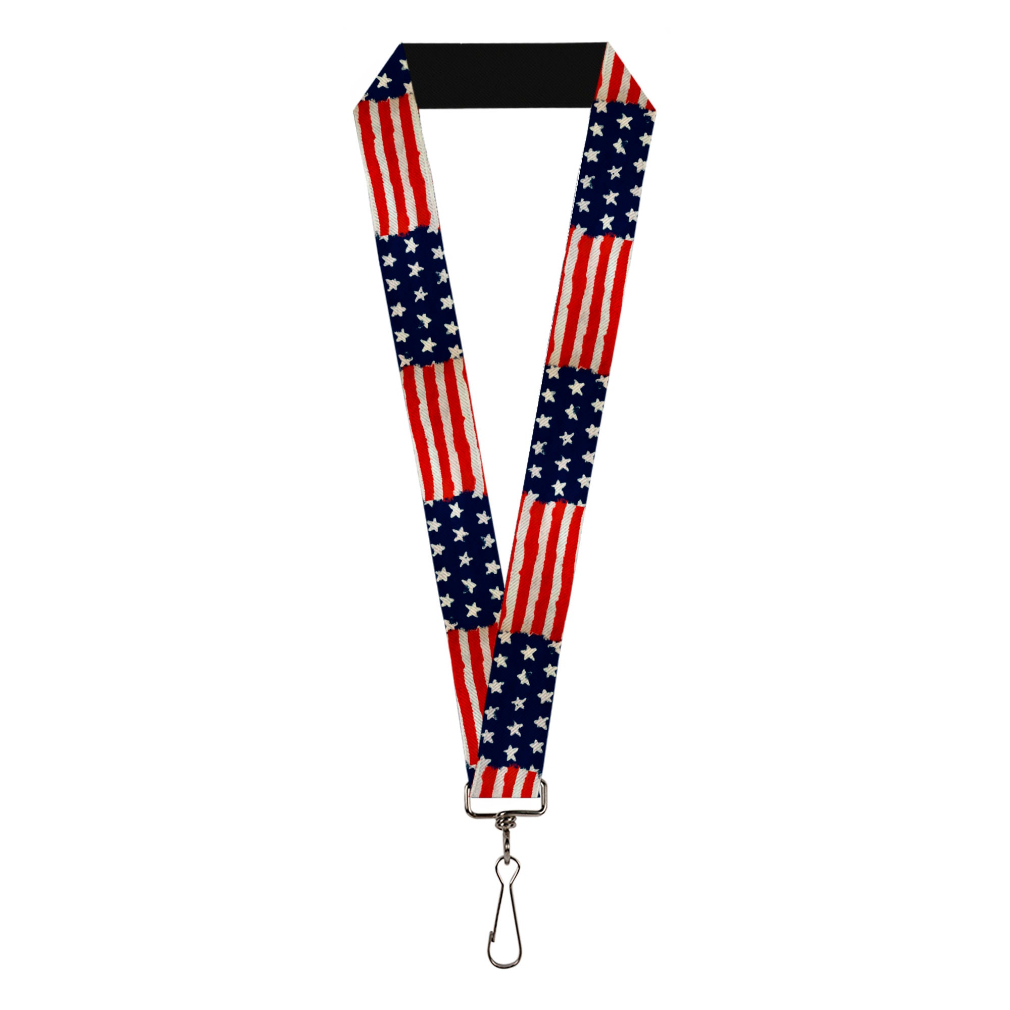 Lanyard - 1.0" - Stars & Stripes Painting Lanyards Buckle-Down