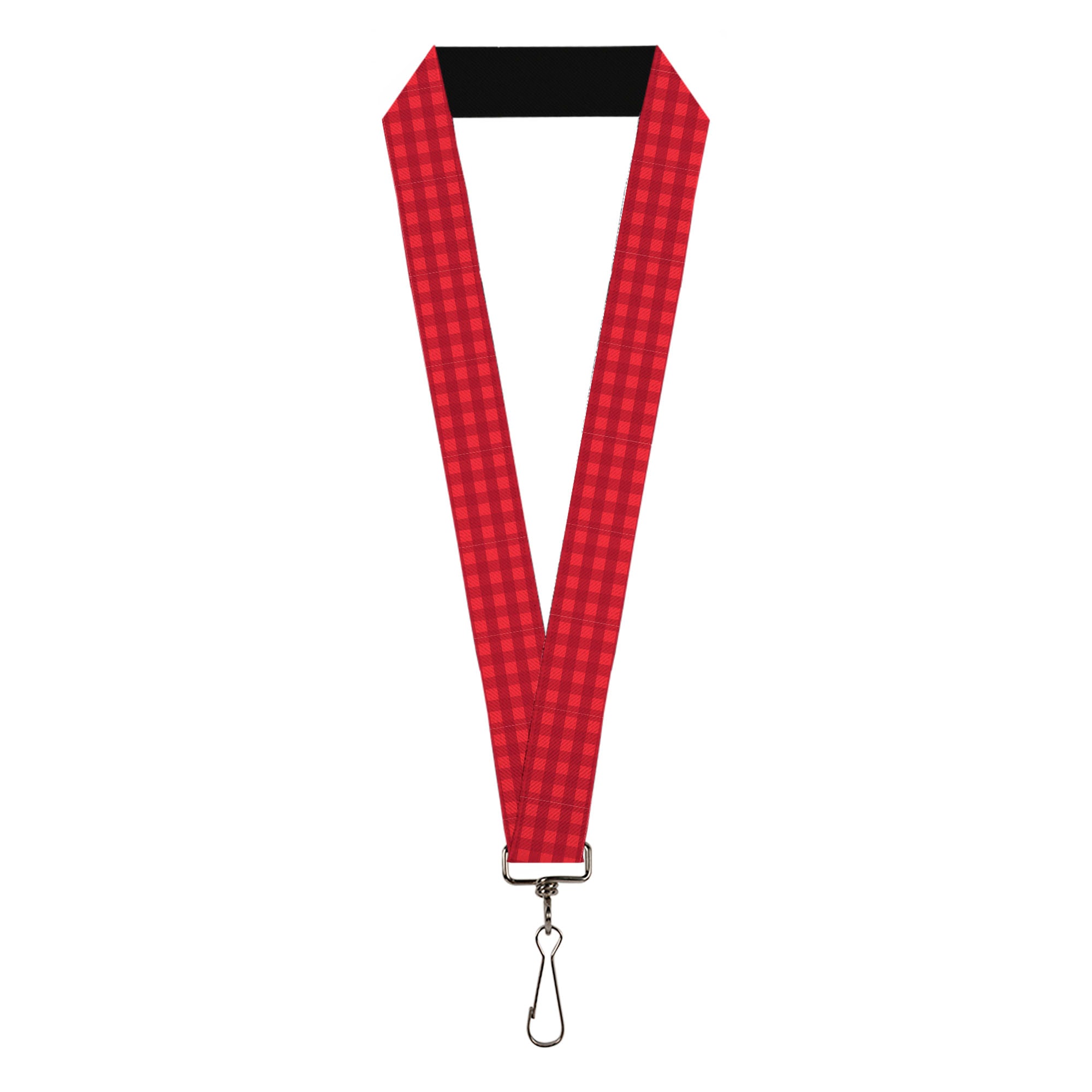 Lanyard - 1.0" - Christmas Pajama Plaid Reds Lanyards Buckle-Down