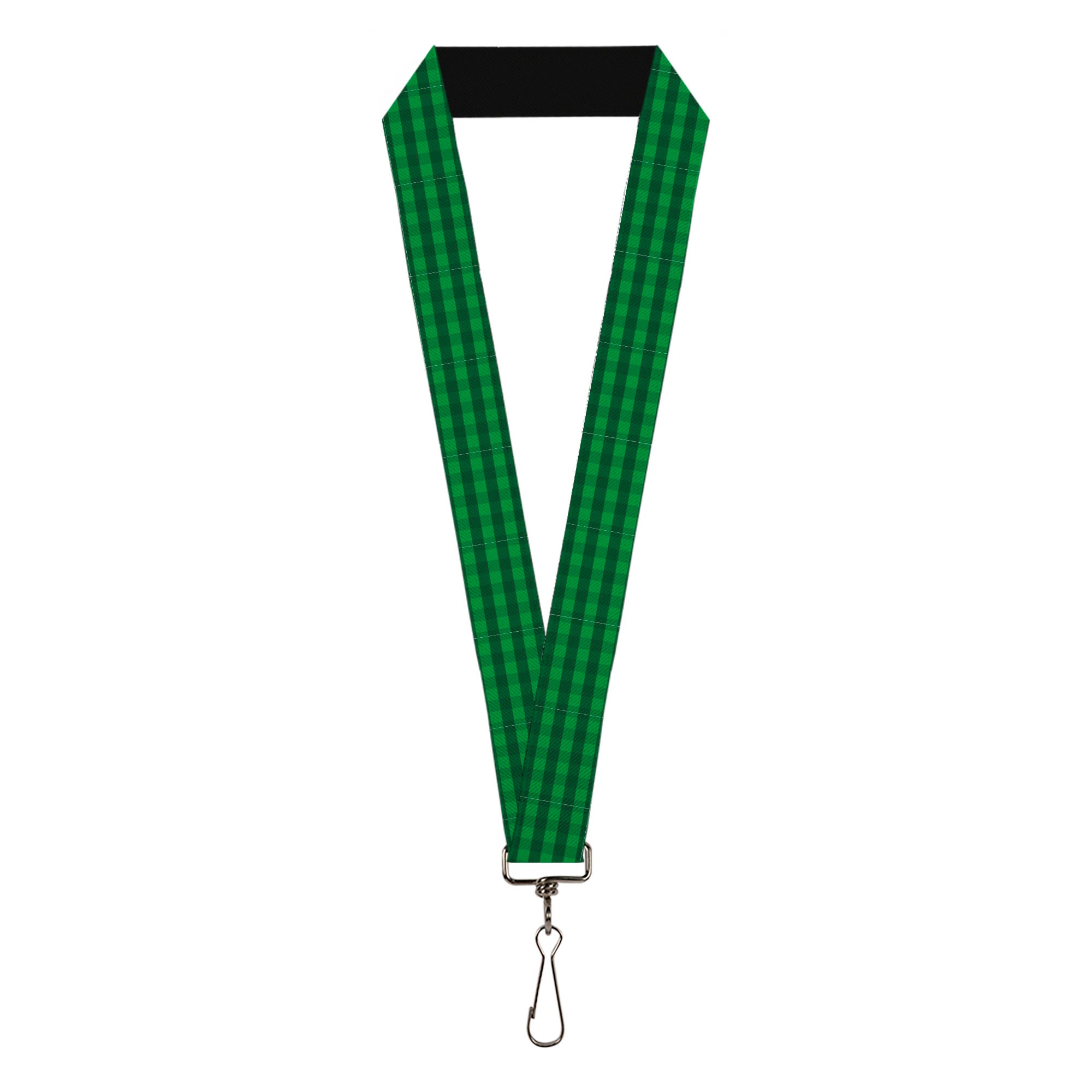 Lanyard - 1.0" - Christmas Pajama Plaid Greens Lanyards Buckle-Down
