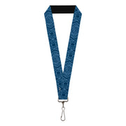 Lanyard - 1.0" - Avatar Last Airbender Water Element Symbol Blues Lanyards Avatar The Last Airbender