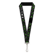 Lanyard - 1.0" - The Batman Movie Crossword Puzzle Black White Green Lanyards DC Comics