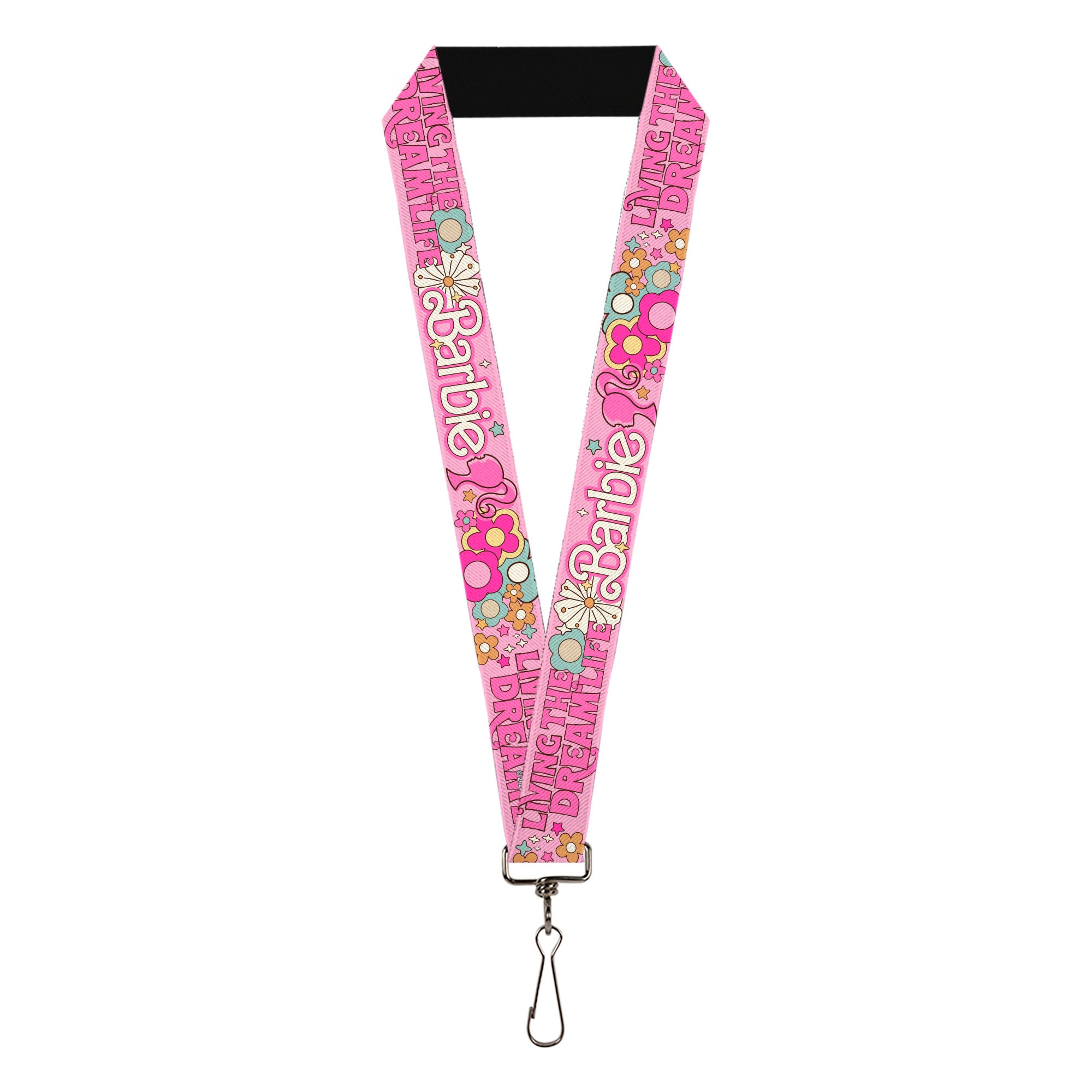 Lanyard - 1.0" - BARBIE LIVING THE DREAM LIFE Icons Collage Pinks Lanyards Barbie
