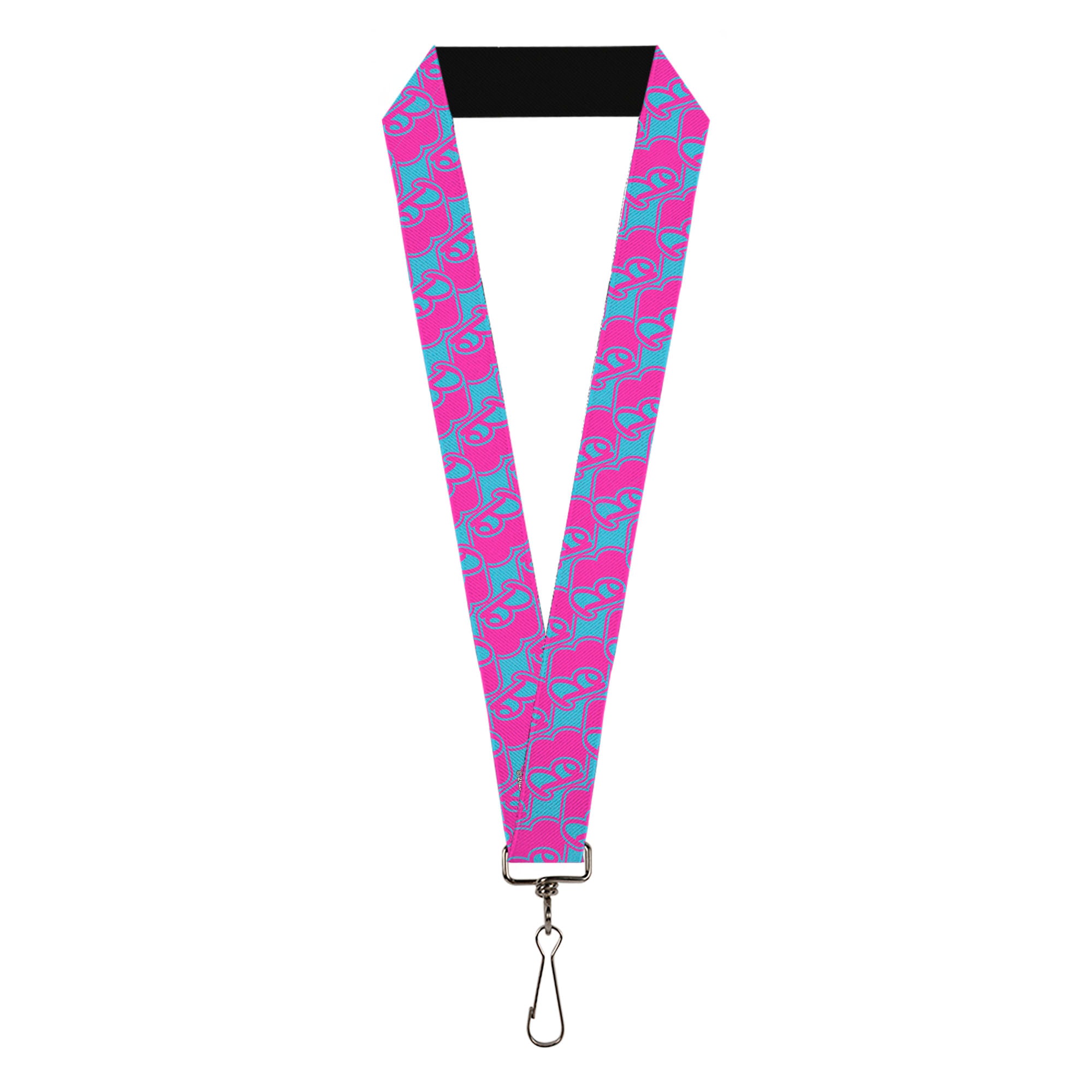 Lanyard - 1.0" - Barbie B Icon Blue/Pink Lanyards Barbie