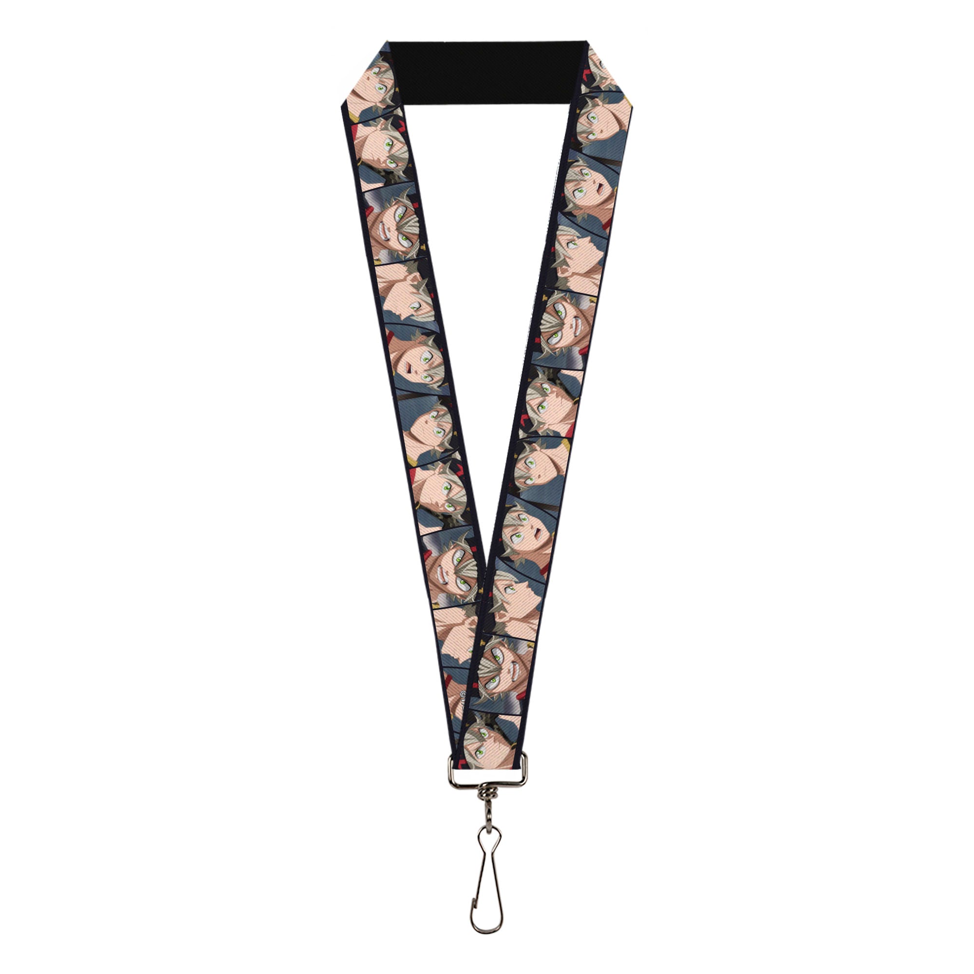 Lanyard - 1.0" - Black Clover Asta Five Expression Blocks Lanyards Black Clover