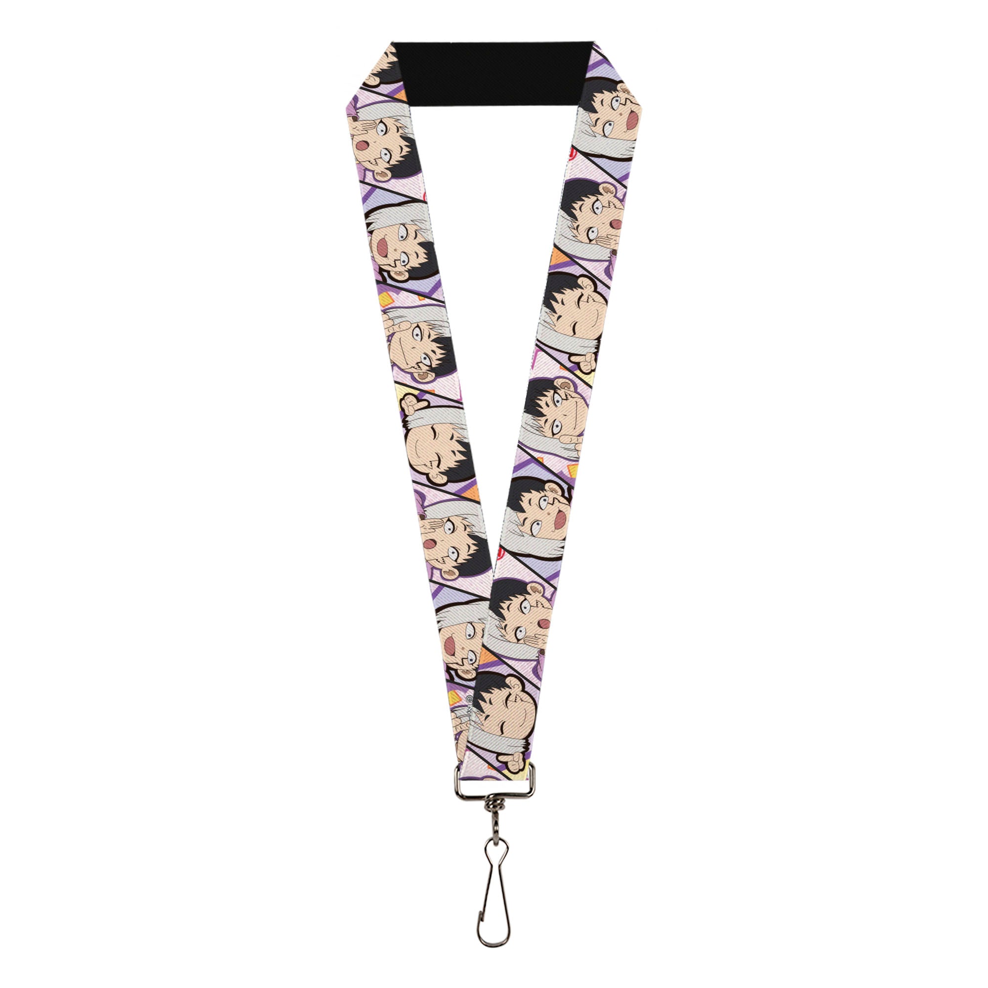 Lanyard - 1.0" - Dr. Stone Chibi Gen Asagiri Expression Blocks Lanyards Dr. Stone