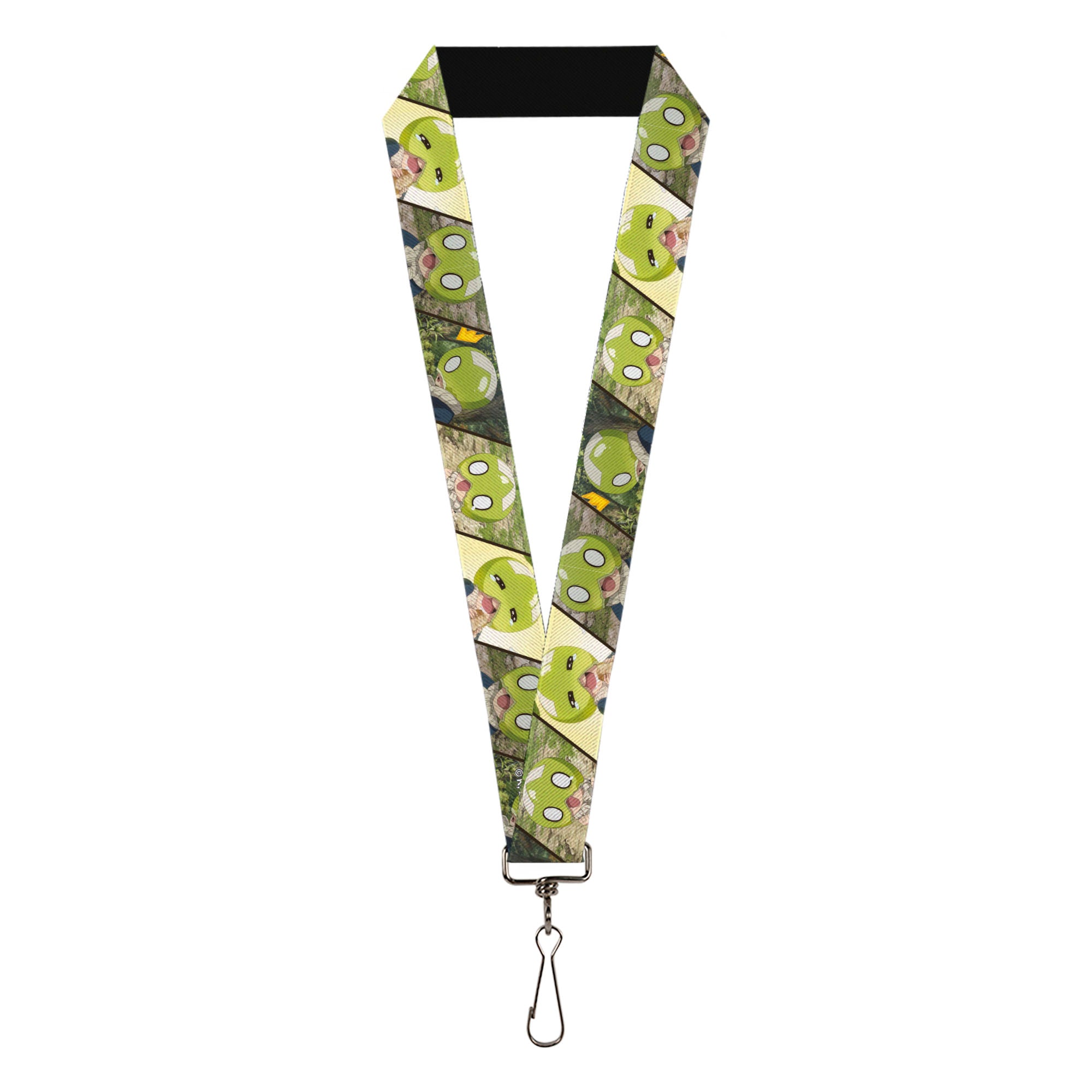 Lanyard - 1.0" - DR. STONE Title Logo and Suika Pose Blocks Lanyards Dr. Stone