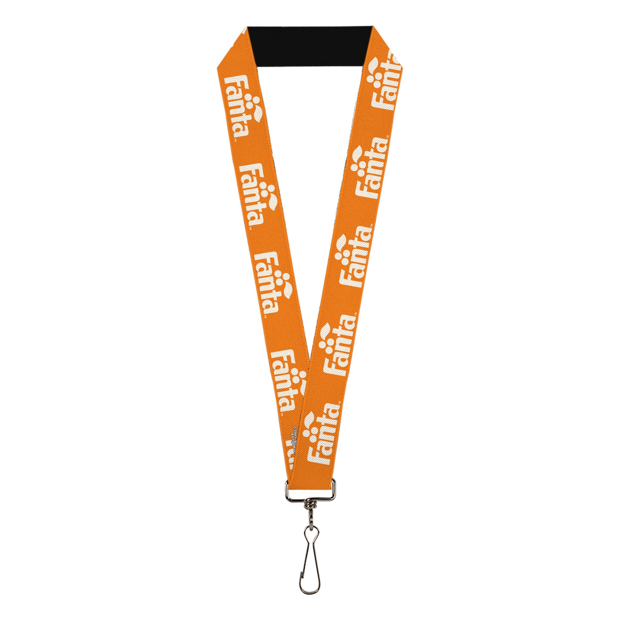 Lanyard - 1.0" - Vintage Orange FANTA Logo Orange/White Lanyards Coca-Cola