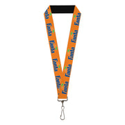 Lanyard - 1.0" - Vintage Orange FANTA Logo Orange/Blue Lanyards Coca-Cola