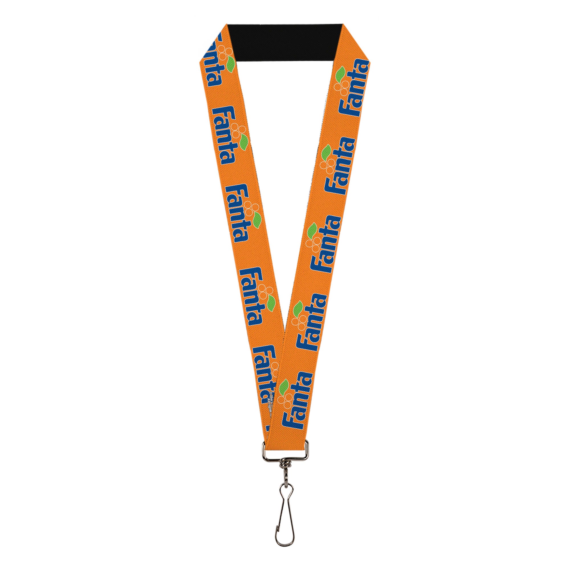 Lanyard - 1.0" - Vintage Orange FANTA Logo Orange/Blue Lanyards Coca-Cola