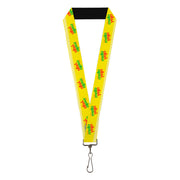 Lanyard - 1.0" - ENJOY MELLO YELLO Logo Yellow/Red/Green Lanyards Coca-Cola