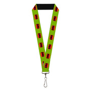 Lanyard - 1.0" - SURGE Logo Yellow/Red/Black Lanyards Coca-Cola