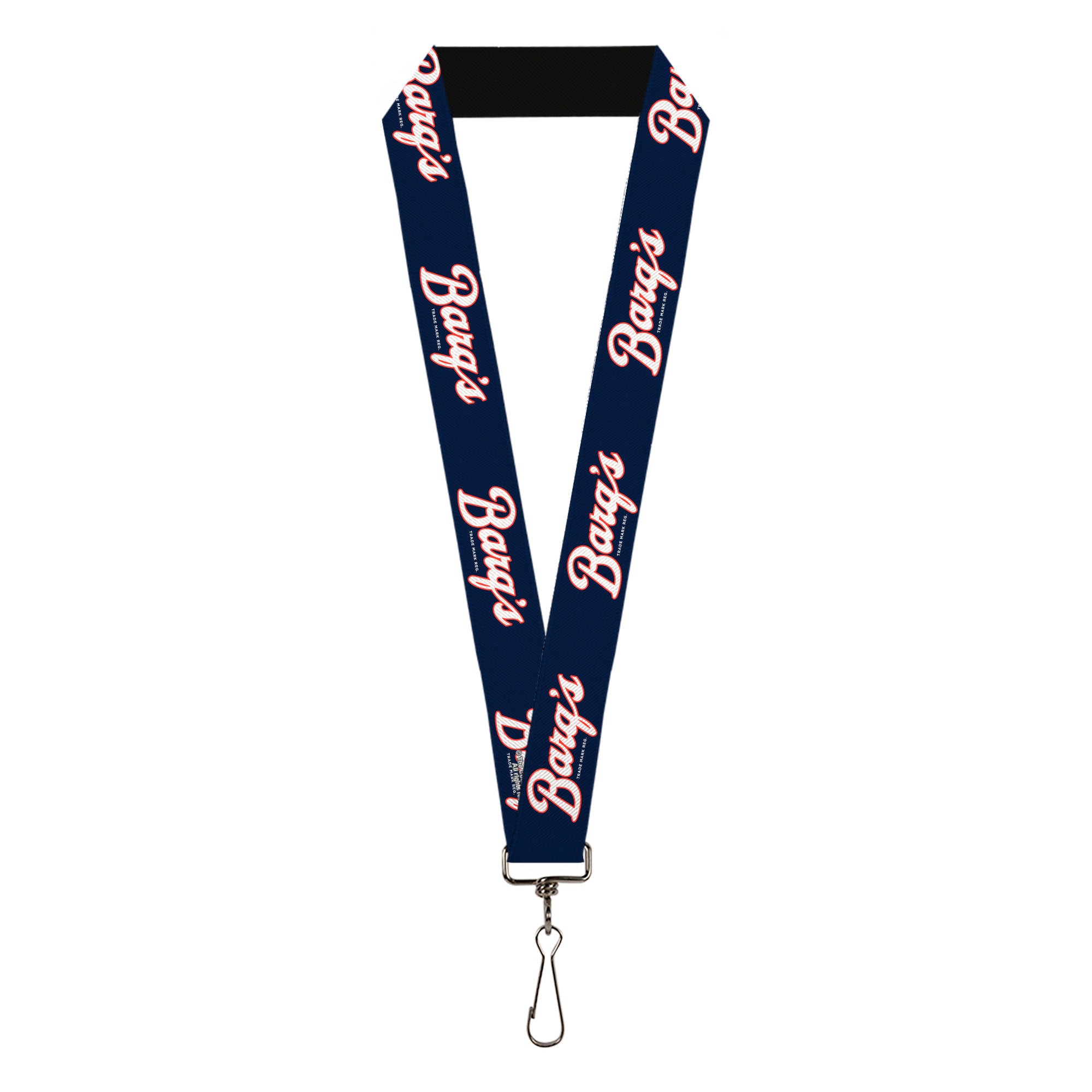 Lanyard - 1.0" - BARQ'S Vintage Logo Navy/Red/White Lanyards Coca-Cola