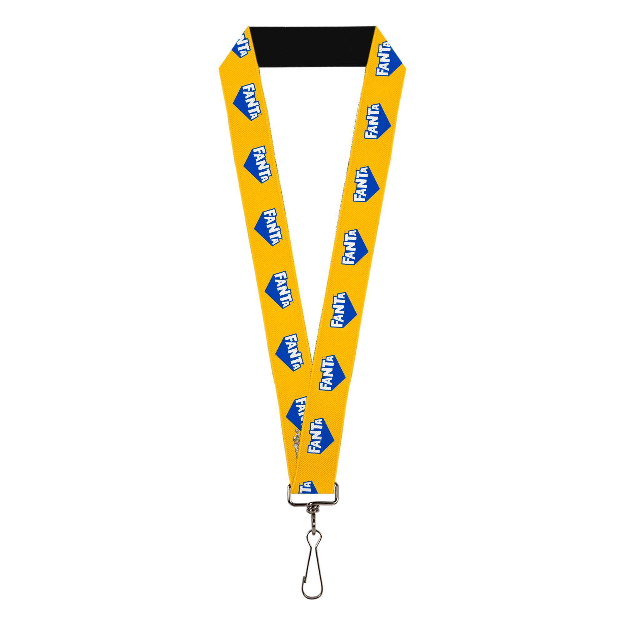 Lanyard - 1.0" - FANTA Logo Pineapple Yellow/Blue/White Lanyards Coca-Cola