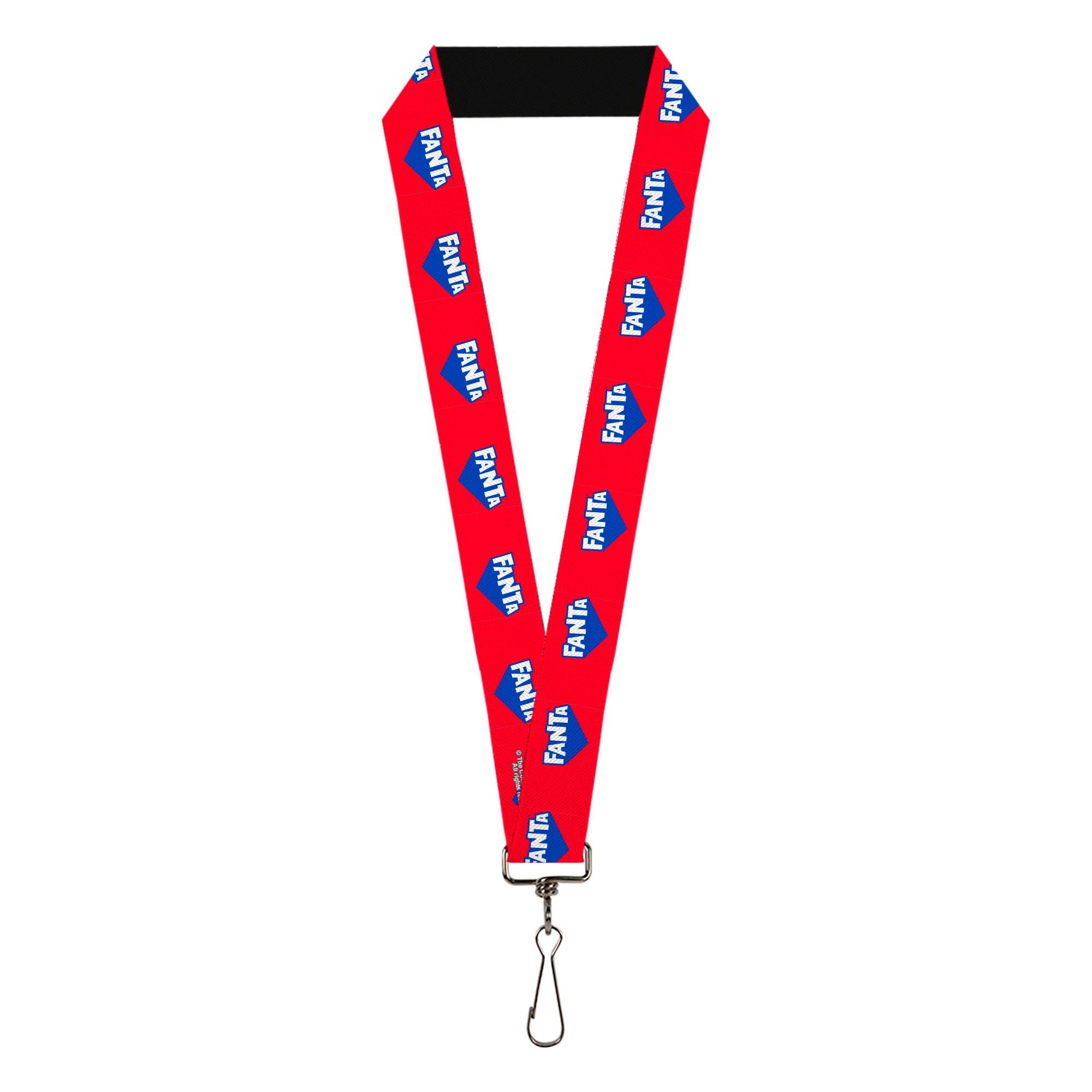 Lanyard - 1.0" - FANTA Logo Strawberry Red/Blue/White Lanyards Coca-Cola